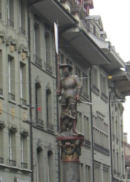 Schützenbrunnen, Schützenfigur Schützenbrunnen, Schützenfigur