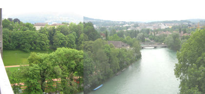 Kirchenfeldbrücke, Panorama mit
dem Quartier Marzili Kirchenfeldbrücke, Panorama mit
dem Quartier Marzili