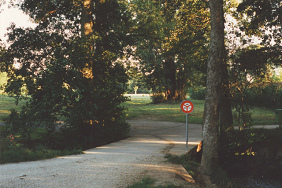 Langete-Spaziergang 1997, Br�cke zum
                          Schwimmbad