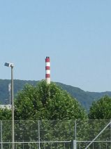 Muttenz: Fr�scheneckrainweg, Kamin 01,
                        Nahaufnahme