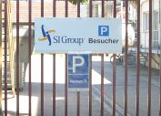Pratteln, K�steliweg 7, Eingang der
                        Giftfirma SI Group