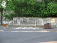 Socinstrasse, Schachspiel ohne Spieler