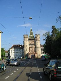 Spalentor, Sicht von der Missionsstrasse aus
                      gesehen