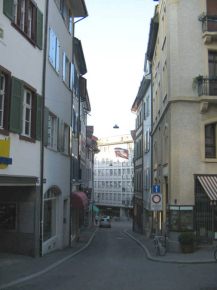 Basel,
                      Spalenberg, unterer Teil
