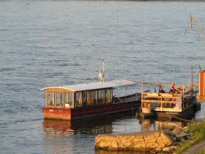 Basel, Sankt-Alban-Rheinweg, Sicht auf die
                        Sankt-Alban-F�hre