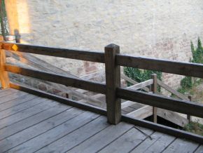 Basel, Sankt-Alban-Rheinweg,
                                  Stadtmauer, Treppenabgang zum Graben
                                  01