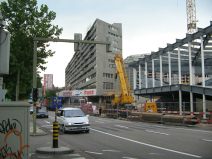 FCB-Terror 030: Stadionbaustelle an der
                        Sankt-Jakobstrasse 01
