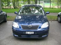 FCB-Terror 032: FCB-Wimpel in Auto