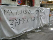 FCB-Terror 049: Parole 03: "MK alles
                        geh f�r Rotblau - Z�mme simmer stark"