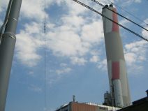 IWB Fernheizkraftwerk Volta 03:
                        Kaminspitze