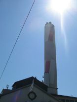 IWB Fernheizkraftwerk Volta 05:
                        Kaminstpitze