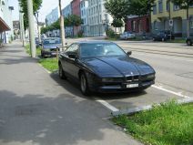 Autoraser-Terror 03: Horburgstrasse, ein
                        BMW-Rennwagen