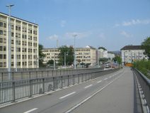 Chemie-Terror 29: Novartis-Verwaltung bei
                        der Dreirosenbr�cke 04