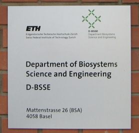 Chemie-Terror 48: Mattenstrasse, hier ist
                        auch eine ETH-Abteilung "Department of
                        biosystems", wo Studenten in der
                        Giftproduktion ausgebildet werden