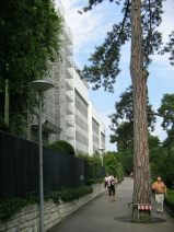 Chemie-Terror 61: Solitude-Promenade,
                        H�userzeile der Chemie-Giftfabrik Roche