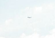 Flugzeug-Terror05: Position Unterer
                        Rheinweg. Sicht auf Flugzeug mit Start in einer
                        Kurve �ber dem Hegenheimerquartier, 22.7.2007,
                        18:17 Uhr