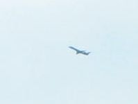 Flugzeug-Terror08: Position Unterer
                        Rheinweg. Sicht auf Flugzeug mit geradem Start
                        �ber dem Bachlettenquartier, 22.7.2007, 18:23
                        Uhr