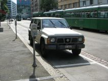 Gel�ndewagen-Terror, Riehenstrasse, von
                        vorn