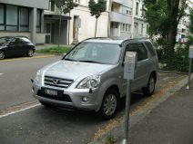 Gel�ndewagen-Terror, Leimenstrasse, von
                        vorn, BL-Nummer