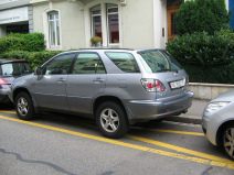 Gel�ndewagen-Terror, Breisacherstrasse, von
                        hinten, BS-Nummer