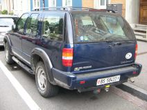 Gel�ndewagen-Terror, Claragraben, von
                        hinten, BS-Nummer