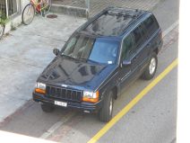 Gel�ndewagen-Terror, Herrengrabenweg, von
                        oben Zoom, BS-Nummer