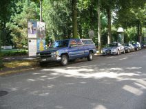 Gel�ndewagen-Terror, Weiherweg, Bettwagen