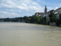 Der braune Rhein, Sicht auf das Mnster