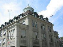 St. Gallen: Bahnhof der Appenzellerbahn
                        nach Herisau, oberer Teil