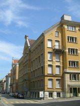 St. Gallen: Davidstrasse, Ziegelb�rohaus
                          01