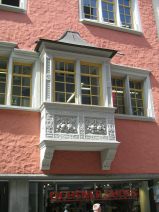 St. Gallen: Multergasse, Erker