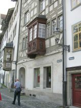 St. Gallen: Gallusstrasse 30, Riegelhaus
                        mit Holzerker 02