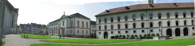 St. Gallen: Klosterhof, Panoramafoto