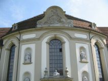 St. Gallen: Klosterkirche, Seitenfassade
                        01