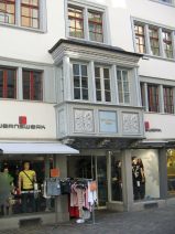 St.
                        Gallen: Erker in der Spisergasse