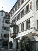 St. Gallen: Spisergasse 11, Fassade mit
                        Erker