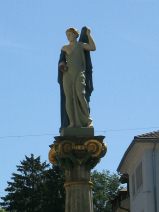 Winterthur: Fortunabrunnen am Obertor,
                        Brunnenfigur Fortuna