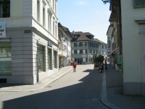 Winterthur: Holderplatz, Sicht in die
                        Tsstalstrasse