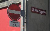 Winterthur: Strassenschild Steinberggasse