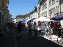 Winterthur: Steinberggasse,
                        Flohmarktstnde