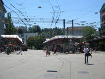 Winterthur: Bahnhofplatz, Busstation am
                        Hauptbahnhof, Totalaufnahme 01