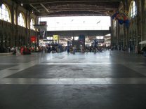 Zurich Main Station, in former times this
                        was the hall of the whole station