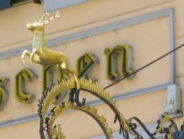 Hotel "Hirschen"
                          ("Stag" hotel), the shield