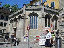 Zurich, Great Cathedral Chapel, complete
                        view