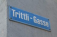 Road sign "Trittligasse"
                        ("Stairs Alley")