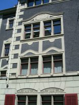 Zurich, Stadelhoferstrasse (Stadelhofen
                        Street), house front