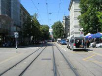 Z�rich, Bahnhofstrasse beim B�rkliplatz,
                        Sicht gegen den Paradeplatz
