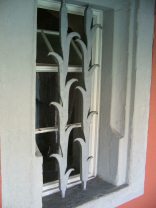 Schipfe Gallery, window grille