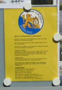 Zurich, Schipfe, showcase of Limmat Club