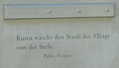 Zurich, Schipfe, on the window shutters
                        there are some lyrics